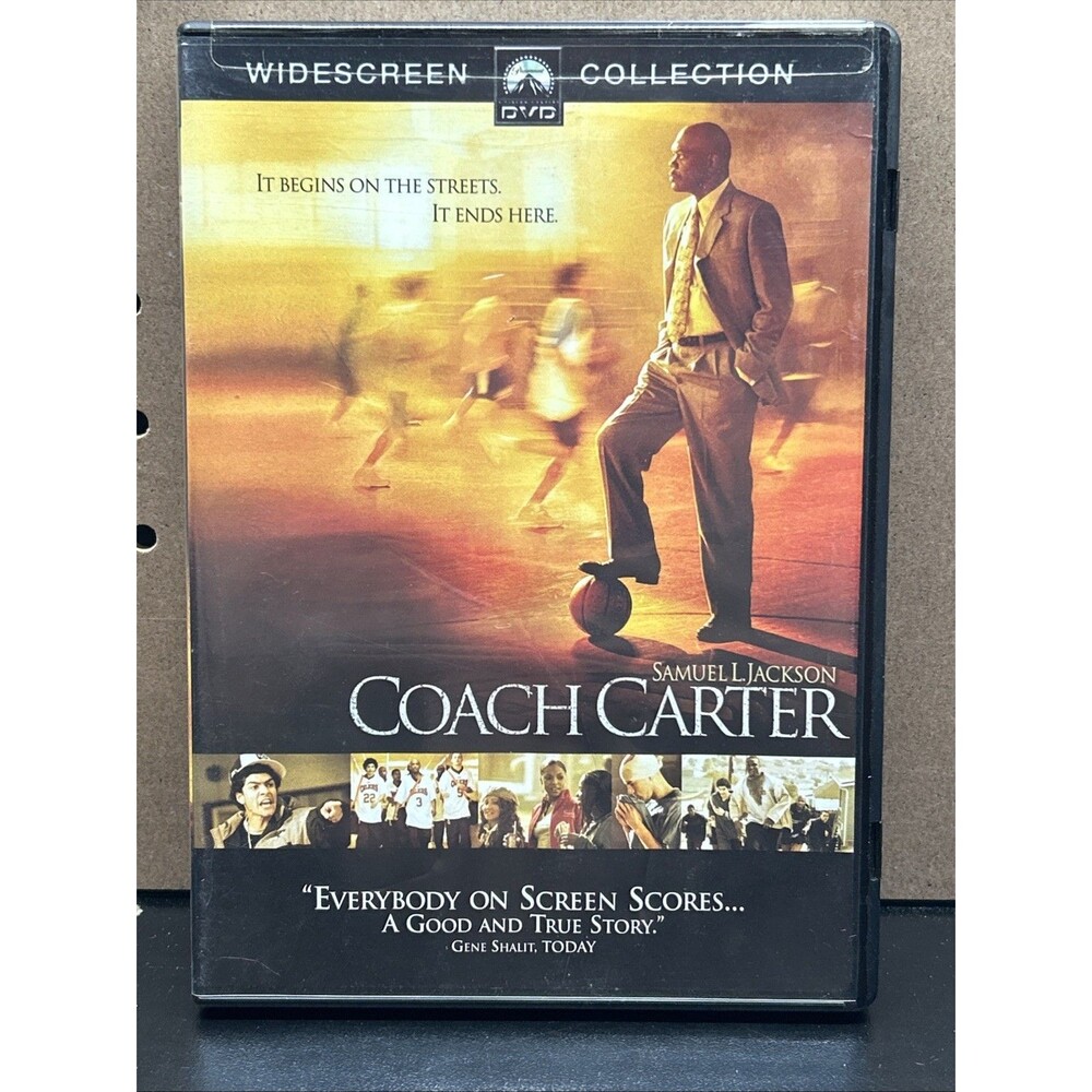 Coach Carter - DVD, 2005, Region 1, Widescreen, Fast Shipping